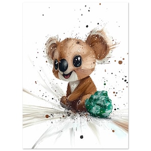 Adorable Baby Animals Wall Art | Premium Matte Poster Print | Modern Animal Decor | 4 Artistic Variations Available