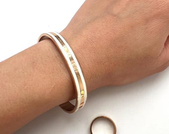 Daniel Wellington Modern Minimalist Yellow Gold With White Enamel