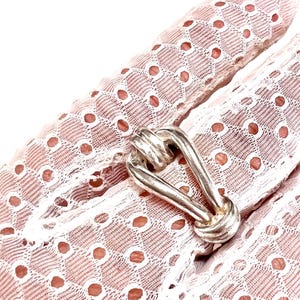 Vintage 925 sterling silver love knot women&#39;s ring from France marked 925 adjustable ring