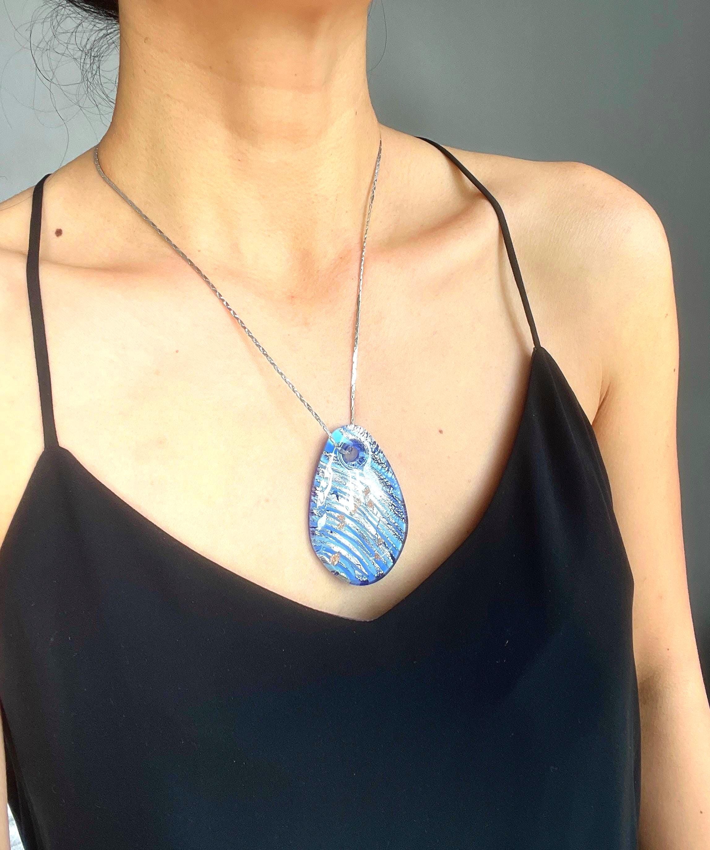 Venetian glass necklace set - Etsy 日本