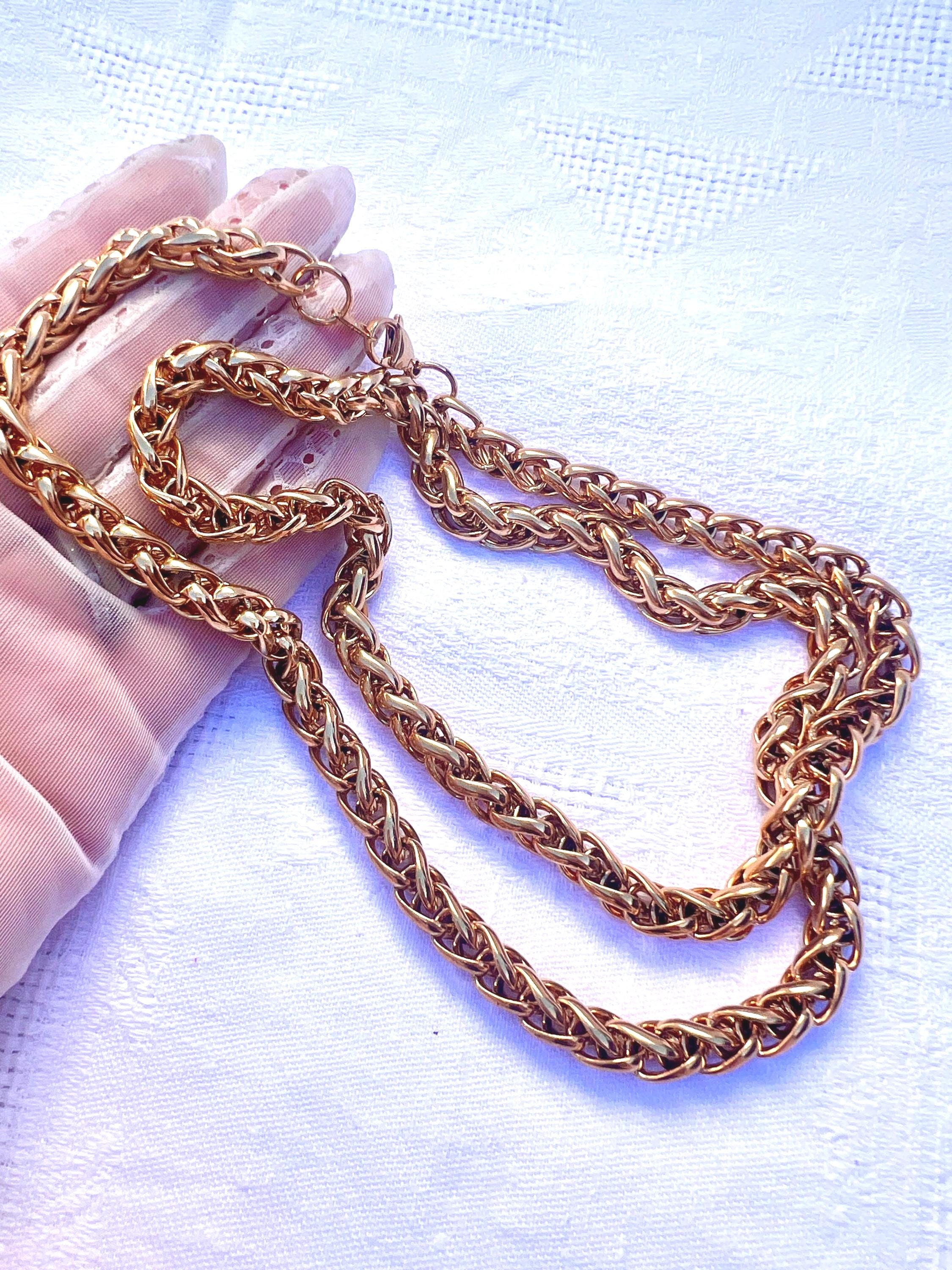 18kgp Necklace - Etsy Canada