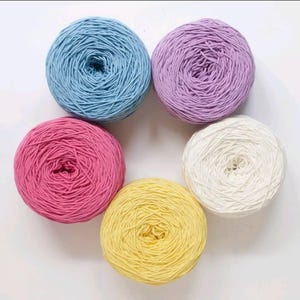 CORDA MACRAMÉ in cotone da 2 mm, corda in cotone morbido ritorto a trefoli, corda per macramè fai da te, corda in filato di cotone per macramè, filato per macramè, tessitura