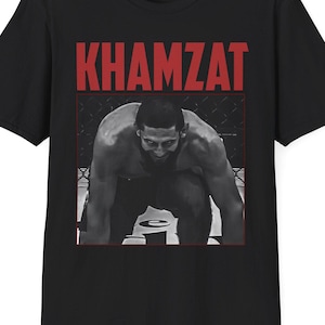 Khamzat Chimaev Vintage 90s Graphic T-Shirt: MMA Fighter Tee