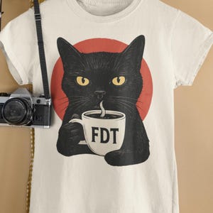 FDT Black Cat T-Shirt: Anti-Trump Resist Feminist Tee