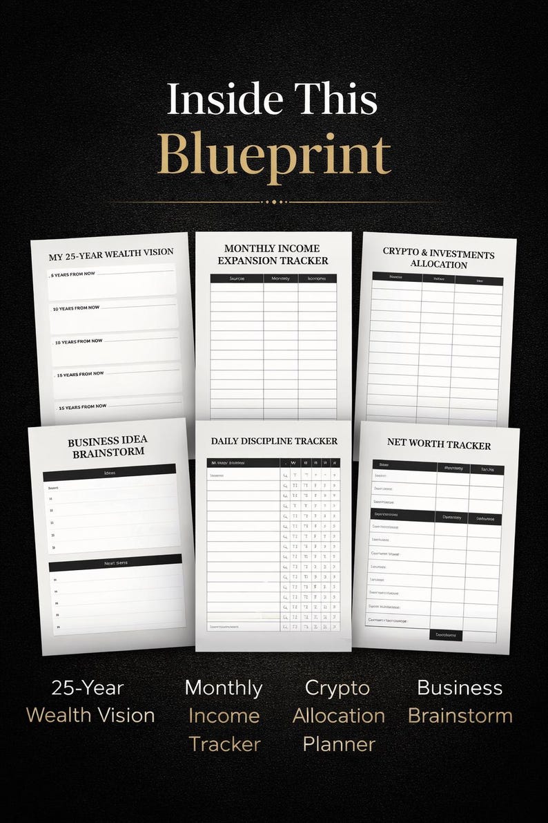 Billionaire Mindset Blueprint 2026 | Wealth Planning Workbook ...