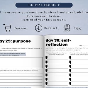 PLR Self-Reflection Journal for Commercial Use, Printable and Editable Template, Daily Mindfulness Journal, Self-Growth Journal