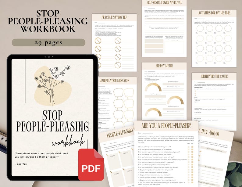 Stop People pleasing Workbook