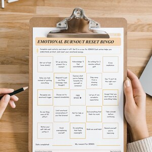 Emotional Burnout Recovery Workbook PDF | Burnout Journal, Self Care Worksheets, Stress Relief Planner, Recovery Tracker Printable image 7