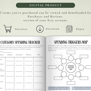 Planificador de Disciplina Financiera PLR para Uso Comercial, Plantilla Imprimible y Editable / Planificador de Hábitos Financieros imagen 4