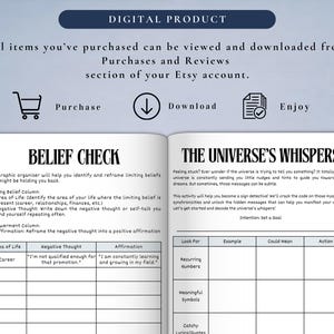 PLR Law of Attraction Journal for Commercial Use, Printable and Editable Template, Manifestation Journal, Mindfulness Journal
