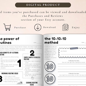 PLR Decision Fatigue Workbook for Commercial Use, Printable and Editable Template, Daily Decision Log, Decision-Making Planner
