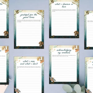 PLR After the Break Up Journal for Commercial Use, Printable and Editable Template, Healing Journal, Break Up Worksheet