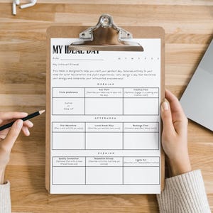 PLR Diario para introvertidos para uso comercial, plantilla imprimible y editable en Canva, diario de atención plena imagen 8