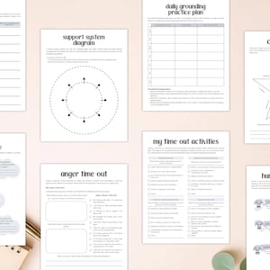 PLR Mein Arbeitsbuch zur Anagerkontrolle für kommerzielle Nutzung, druckbare und in Canva bearbeitbare Vorlage, Arbeitsbuch zum Anger-management, Wuttherapie Bild 7