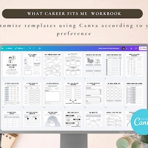 PLR What Career Fits Me Workbook for Commercial Use, Printable and Editable Template, Career Self-Assessment, Job that Fits Me image 6
