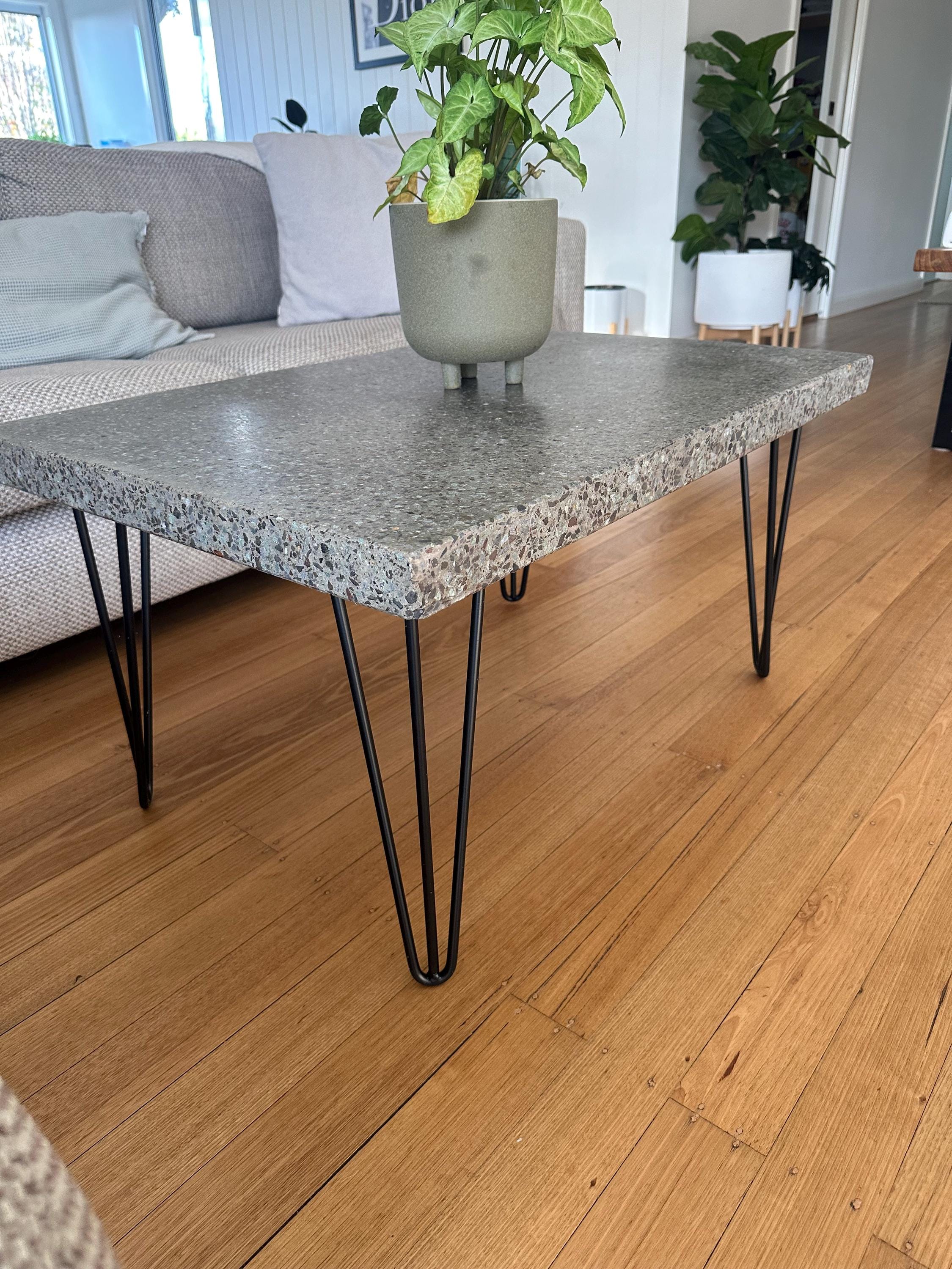 Polished concrete top table - Etsy 日本