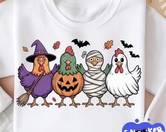 Chick Or Treat png, griezelige kip Halloween png, Halloween png, grappige Halloween kip png, griezelige gans png, kinderen Halloween png
