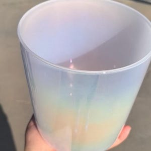 Alchemy Cosmic light Iridescent Crystal Singing Bowl | Quartz Sound Healing Instrument|Yoga|Meditation Tool