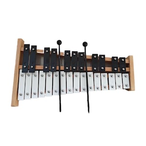 440Hz|432Hz 27 Tone Xylophone | 27 Notes Glockenspiel Percussion Instrument with 2 Mallets|Custom Engraving Available