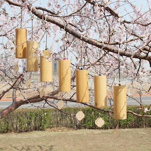 432Hz ミニパイプ　ウィンドチャイム MEINL Sonic Energy Cosmic Bamboo Chimes (Stella) [432Hz] バンブー