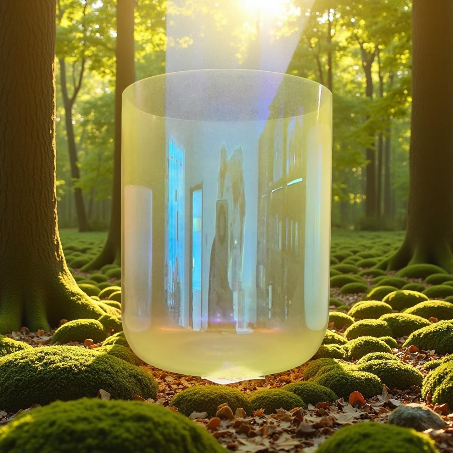 Golden Yellow Alchemy Crystal Singing Bowl | Citrine Aura Sound Bowl | Solar Plexus Chakra Healing Instrument for Energy & Confidence