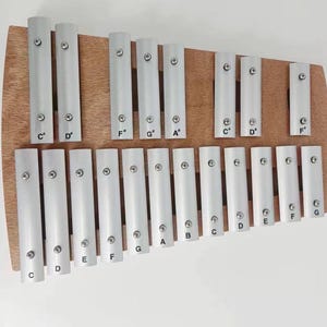 8/12/20 Notes Glockenspiel Xylophone – Wooden resonator with Curved Aluminum Bars Percussion Instrument |Custom Engraving Available