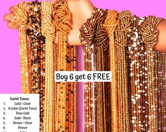 Tie On Waist Beads, Waist Beads, Thread Waist Beads, Waist Beads For Weight Loss, Wholesale Waist Beads, Belly Beads, African Waist Beads