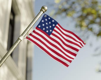 Drapeau américain Drapeau recto-verso | Bannière extérieure patriotique