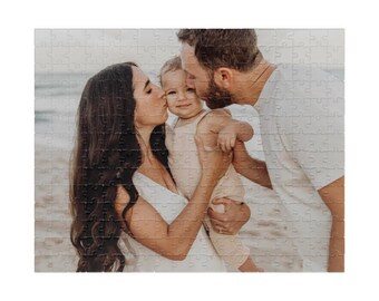 Custom Photo Puzzle Personalized Jigsaw Puzzle from Your Photo | Gift for Mom, Anniversary Gift, Family Gift