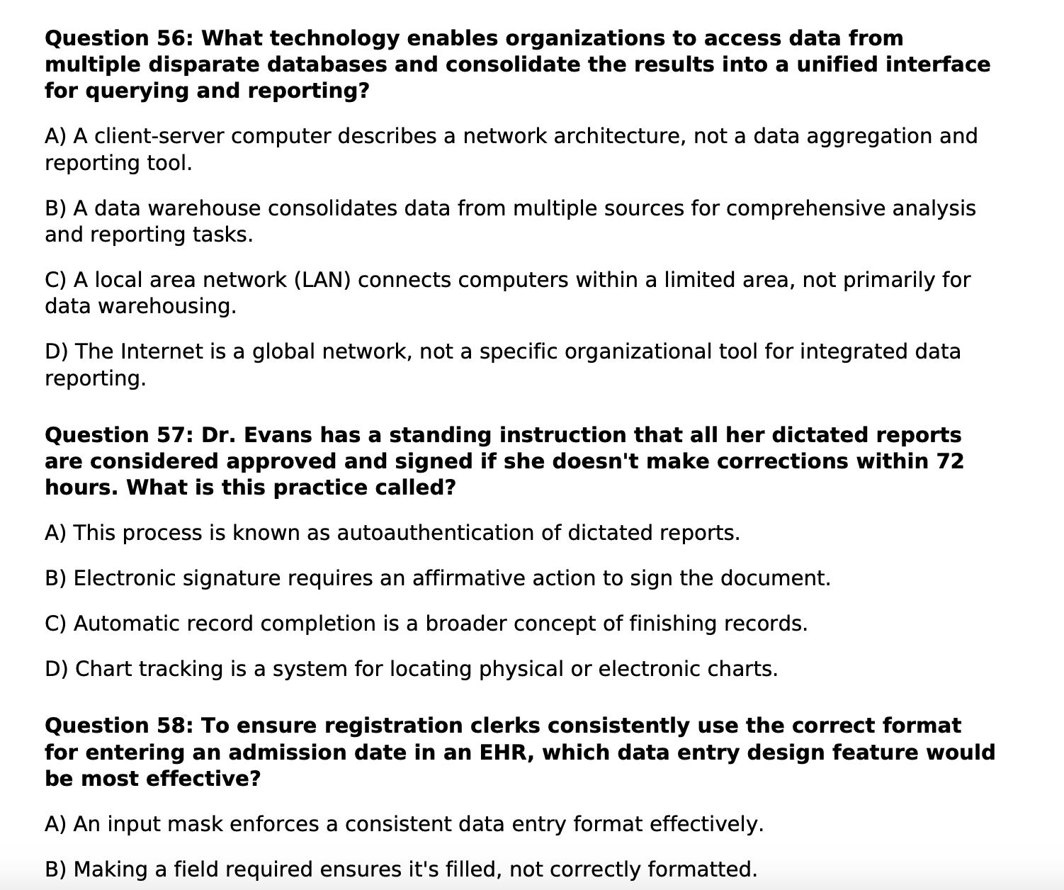 AHIMA CCA (certified Coding Associate) Exam Test Prep: Practice ...