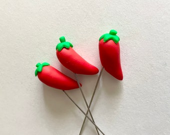 Red Chili Peppers Counting Pins