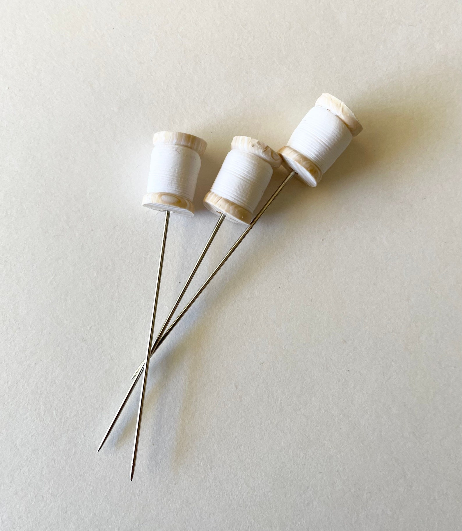 12 Polymer Clay Thread Spools Counting Pins - Etsy