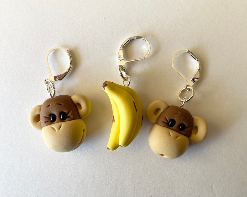 Monkey Business Stitch Markers image 1