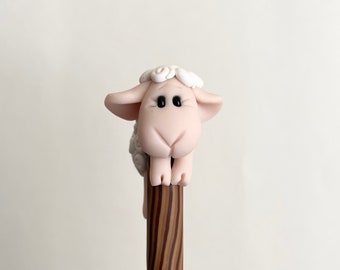 Little White Sheep Crochet Hook J