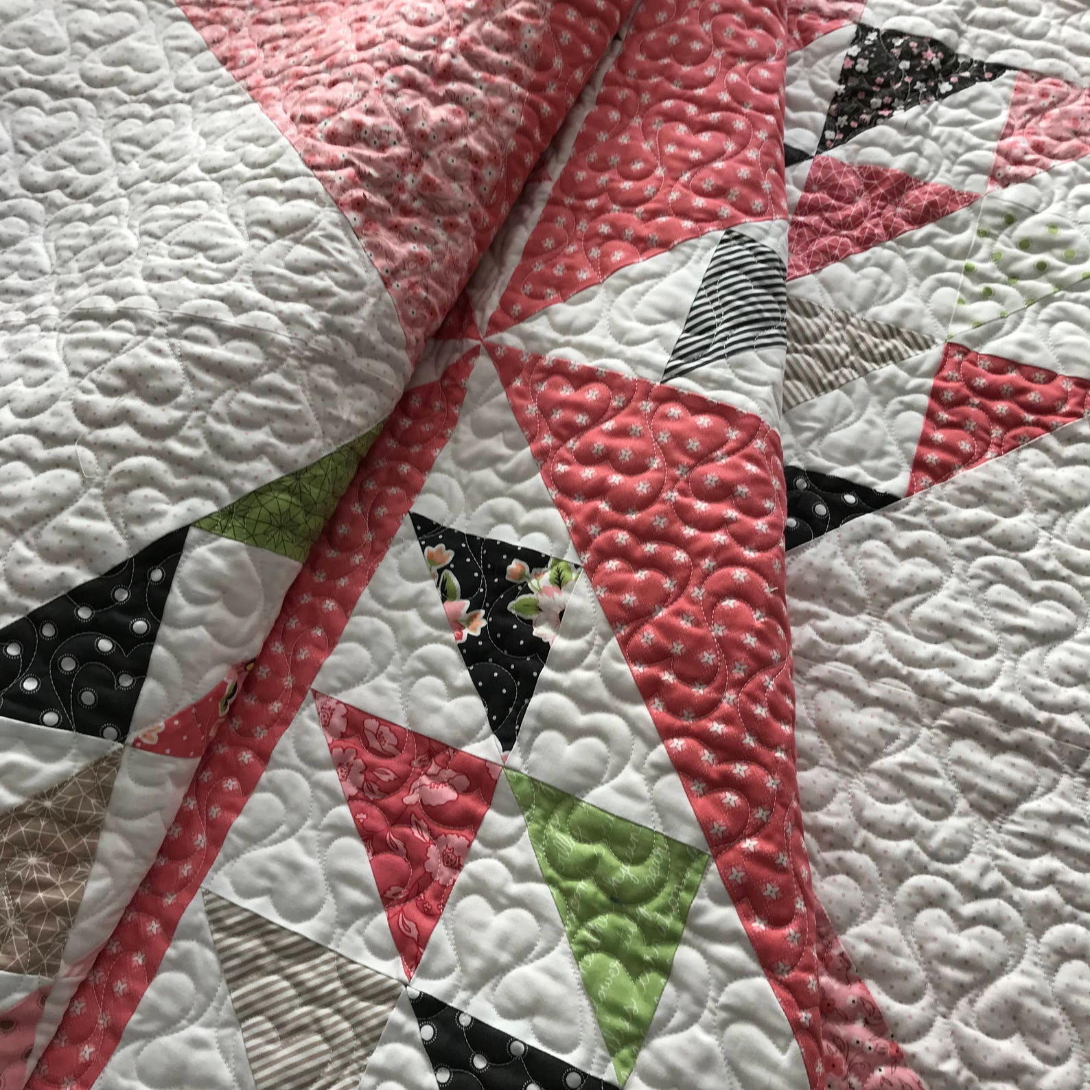 Handmade Star Quilt Sugar Cookie quilt in Lella Boutique Etsy