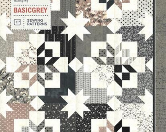 Star Bloom Quilt Quilt Pattern From Basic Grey Etsy
