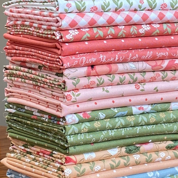 Country Rose Fabric Bundle by Lella Boutique from Moda