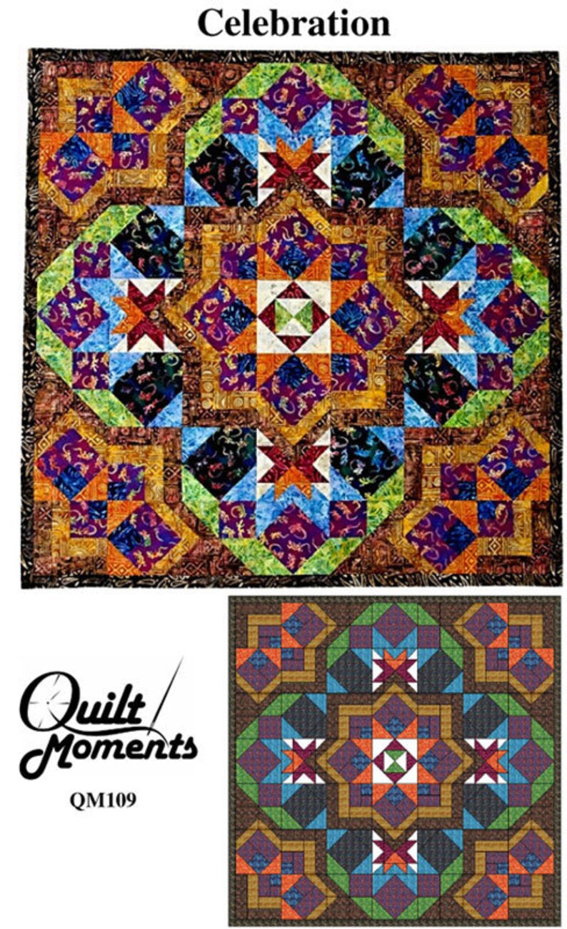 Celebration Quilt Pattern from Quilt Moments Etsy