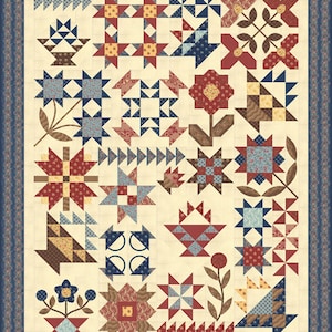 Ladies Scrap Basket Quilt Pattern from Betsy Chutchian