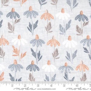 Chirp Quilting Fabric by Elena Amo from Moda 39031 29 Mist