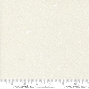 Bee Garden Quilting Fabric by Gingiber from Moda 48415 31 Porcelain White
