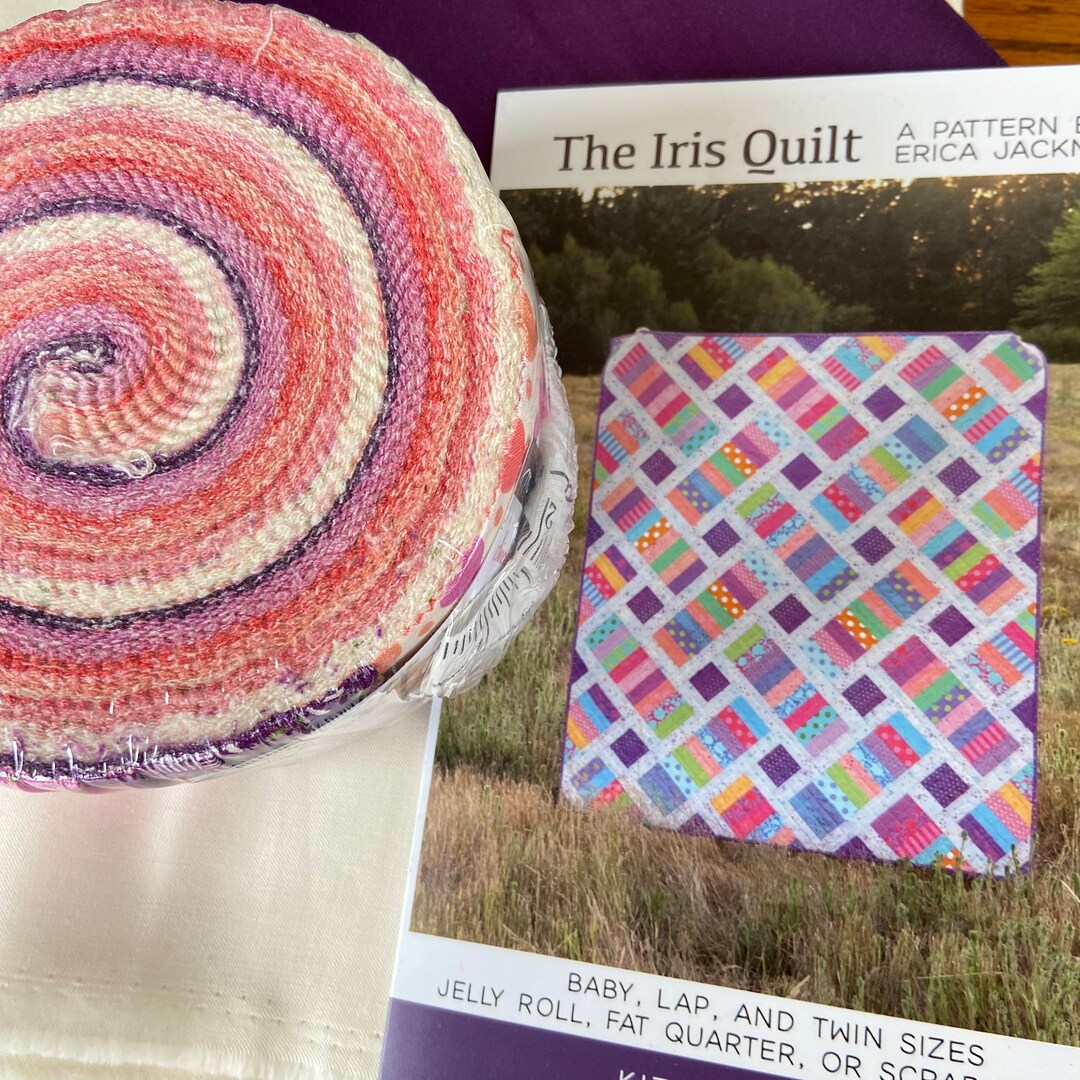 The Iris Quilt Kit With Sincerely Yours Fabric by Sherri and Etsy