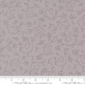 Chirp Quilting Fabric by Elena Amo from Moda 39034 15 Dove