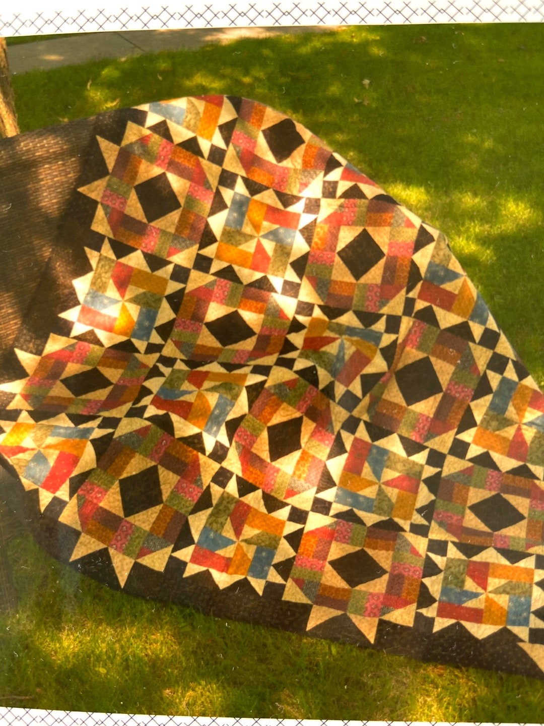 Starlit Paths Quilt Pattern From Snuggles Quilts Etsy