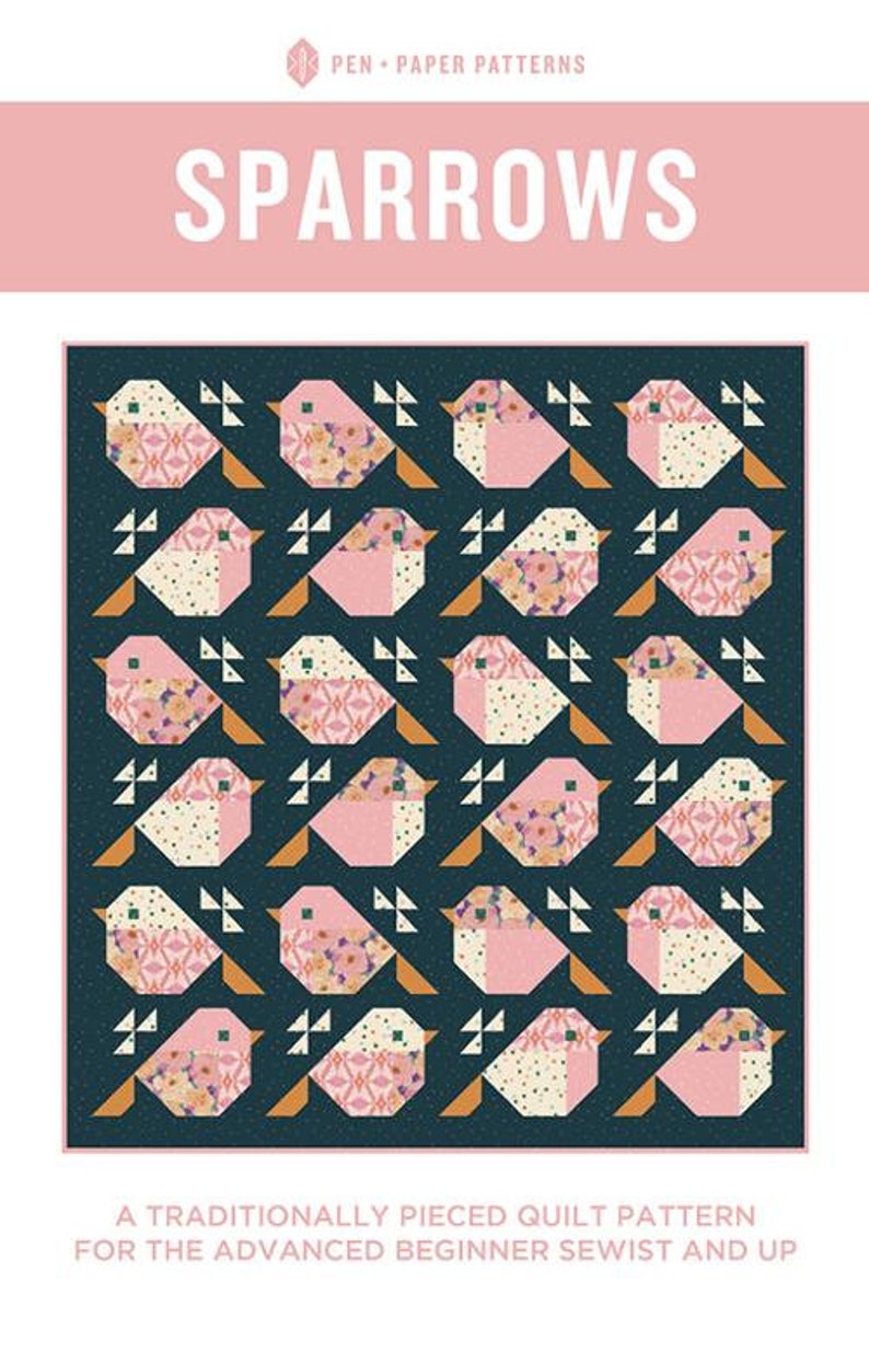 Sparrows Quilt Pattern From Pen Paper Patterns Etsy