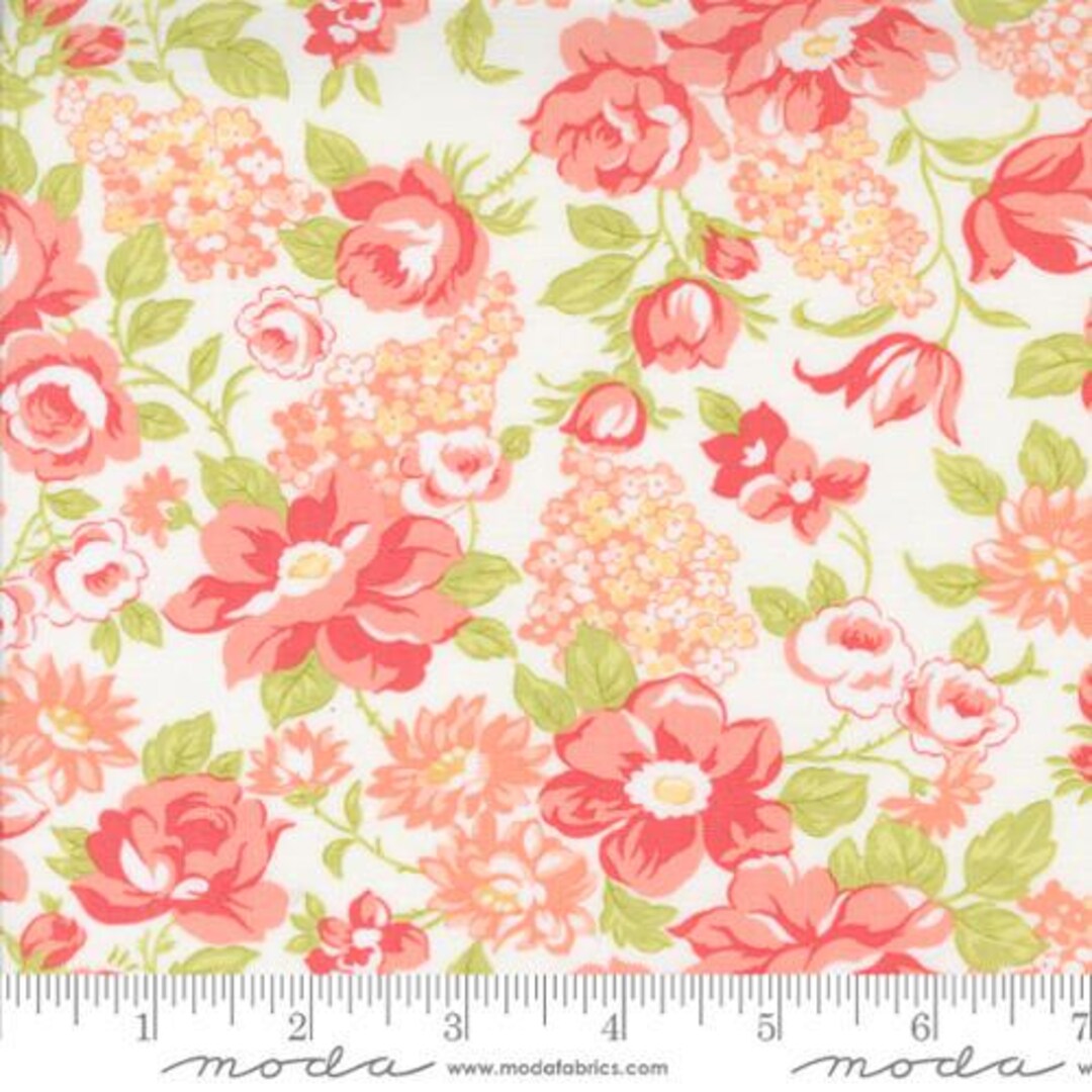 Portofino Fabric by Fig Tree From Moda - 35390 11 Cloud - Etsy