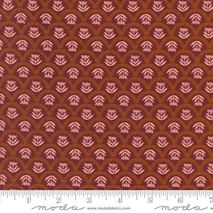 Folk & Lore Quilting Fabric by Fancy That Design House from Moda 455605 16 Burgundy