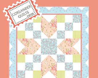 Barn Star 4 - Quilt Pattern from Coriander Quilts