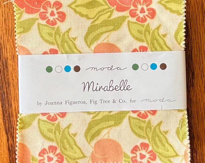 Mirabelle Charm Pack Rare Find Out of Print Moda Quilting Fabric by Fig ...