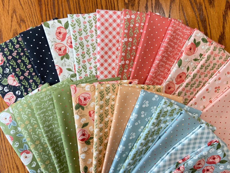 Country Rose Fabric Bundle by Lella Boutique From Moda Etsy